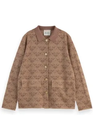 Scotch&Soda Monogram Jacquard Knitted Jacket
