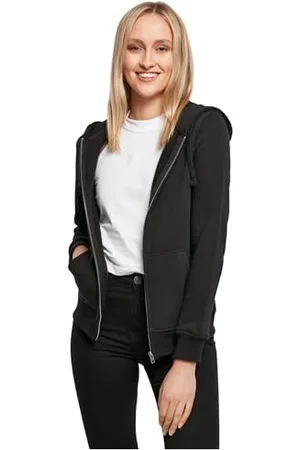 Build Your Brand Damen Ladies Merch Zip Hoody Jacke, per pack , XXXXX-Large (Herstellergröße: 5XL)