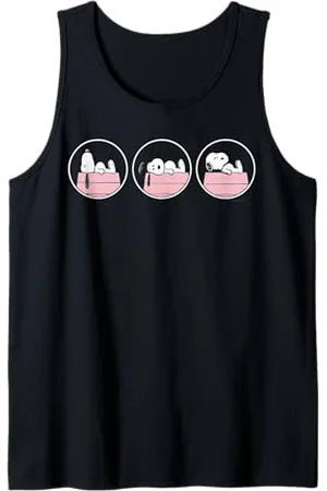 Peanuts Snoopy Three Circle Tank Top