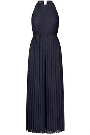 Apart APART Plisseeoverall aus leicht körnigem, plissierten Chiffon mit Plisseefalten, , 42