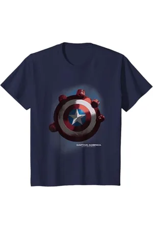 Marvel Kinder Captain America Red Hulk Grabbing Shield T-Shirt