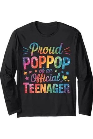 Family 365 PopPop Of An Official Teenager-Geschenk zum 13. Geburtstag Langarmshirt