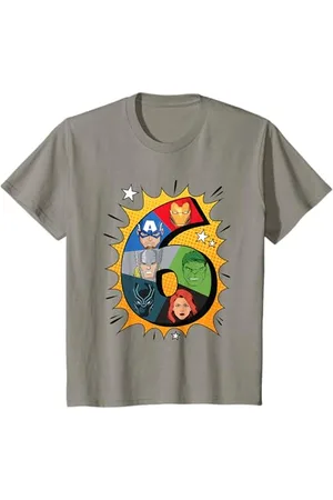 Marvel Kinder Comics 6 Geburtstag T-Shirt