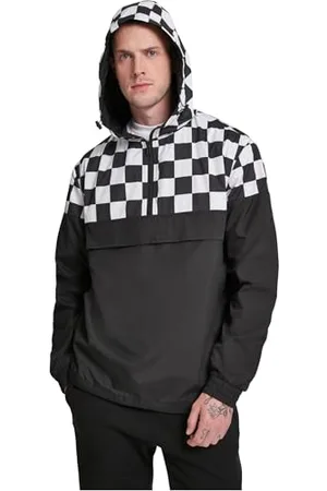 Urban classics Herren TB2749-Check Pull Over Jacket Jacke, , M