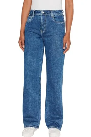 Pepe Jeans Damen Loose St Jeans Uhw, Blau (Denim-HU7), 31W / 32L