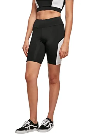 Urban classics Damen TB5021-Ladies Color Block Cycle Yoga-Shorts, , XXL