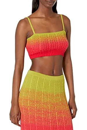 THE DROP Damen Viv Ombre Bralette, Red Ombre, Größe 4X, Übergröße