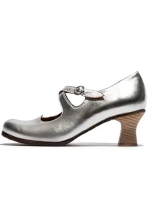 Fly London Damen BAIV276FLY Pumps, Silver, 38 EU
