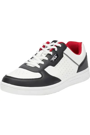 Fila C. Court CB Teens Sneaker, White-Black, 38 EU