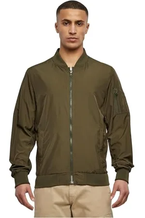 Build Your Brand Herren Nylon Bomber Jacket Bomberjacke, per pack , Small (Herstellergröße: S)