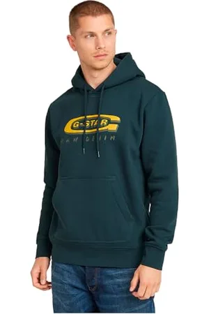 G-Star Old Skool Logo Hooded Sweat