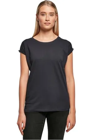 Build Your Brand Damen Ladies Extended Shoulder Tee T-Shirt, , XL