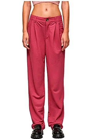 Pepe Jeans Damen Colette Pants, Pink (Dark Blush), M