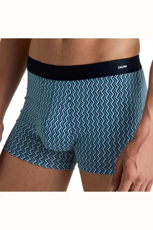 Calida Cotton Code Design Boxershorts Herren, weicher Elastikbund, Single Jersey, ohne Eingriff