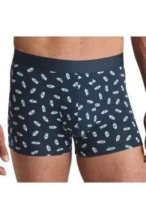 Calida Cotton Code Design Boxershorts Herren, weicher Elastikbund, Single Jersey, ohne Eingriff