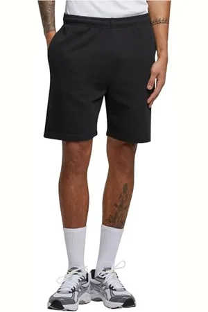 Urban classics Herren Shorts New Shorts, lässige Shorts für Männer, weites Bein, Regular Fit, black, M