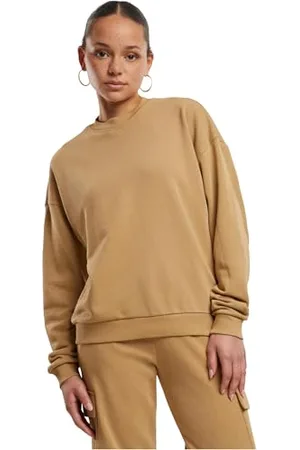 Urban classics Damen TB6855-Ladies Oversized Light Terry Crewneck Sweatshirt, , XL