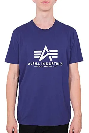 Alpha Industries Herren Basic T-Shirt, Blickdicht, , S