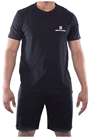 Serge Blanco Herren Pyjama Ser/1/Lauf Pyjamaset, , 3XL