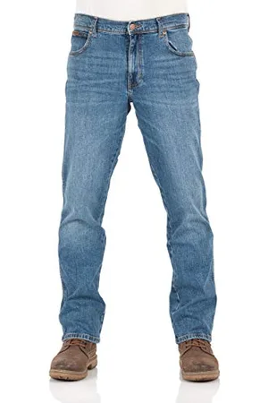Wrangler Herren Texas Contrast Straight Jeans, , 31W / 32L