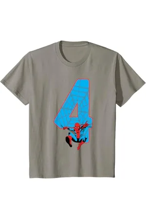 Marvel Kinder Spider-Man 4 Geburtstag T-Shirt