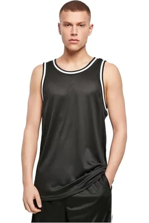 Build Your Brand Mens BY009-Mesh Tanktop Neck Gaiter, , L