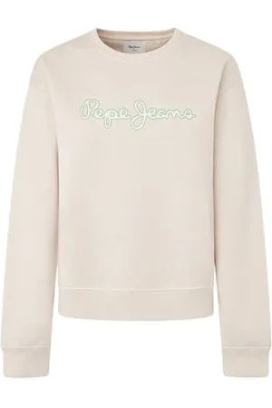 Pepe Jeans Damen Lana Sweatshirt, Weiß (Canvas White), XS