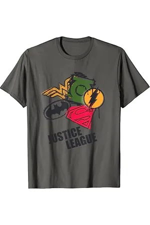 DC Comics Originals Justice League Spray Logos T-Shirt