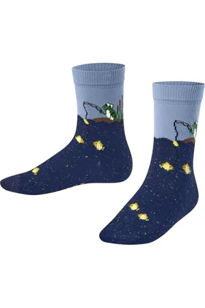 Falke Unisex Kinder Socken Fishing Frog K So Baumwolle gemustert 1 Paar, , 23-26