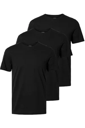 SELECTED Male T-Shirt 3er-Pack Baumwoll