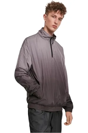 Urban classics Herren Gradient Pull Over Jacket Jacke, Grau ( 01198), Small (Herstellergröße: S)