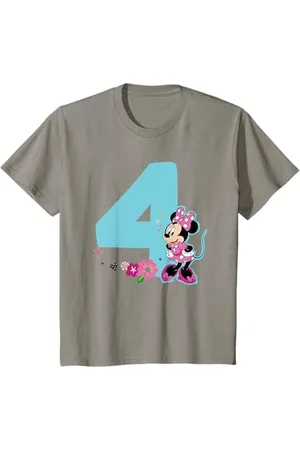Disney Kinder Minnie Mouse 4 Geburtstag T-Shirt