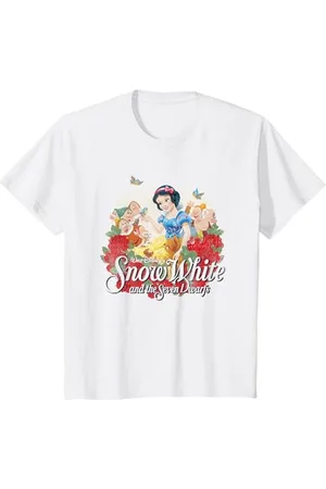 Disney Kinder Snow White And Seven Dwarfs Lace Heart T-Shirt
