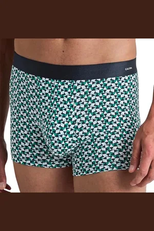 Calida Cotton Code Design Slip Herren, weicher Elastikbund, Single Jersey, ohne Eingriff