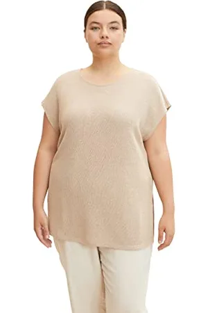 TOM TAILOR Damen Plussize Basic Top 1034702, , 50