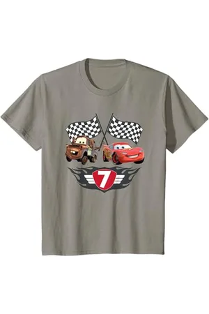 Disney Kinder Cars 7 Geburtstag T-Shirt