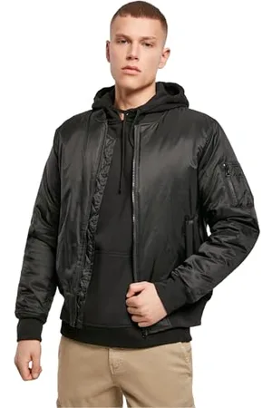 Build Your Brand Herren Bomber Jacke Bomberjacke, , S