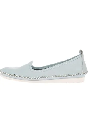 Andrea Conti Damen Slipper Mokassin aus weichem Leder im Boho Style 0027449, Größe:39 EU, Farbe: