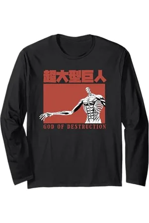 Attack on Titan Season 4 Titanengott der Zerstörung Langarmshirt