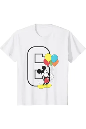 Disney Kinder Mickey Mouse 6 Geburtstag T-Shirt
