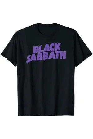 Black Sabbath Violettes Logo von T-Shirt
