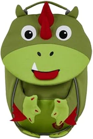 Affenzahn Kleiner Freund Kindergarten-Rucksack für 1-3 Jährige Ergonomisch Reflektierend Ziehzunge mit Namensschild