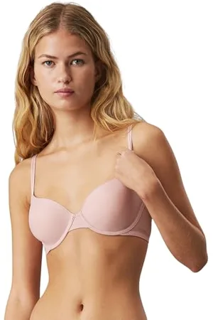 Calvin Klein Damen Demi-Plunge BH Lightly Lined Demi mit Bügel, Rosa , 85C