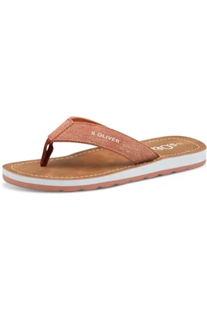 QS by s.Oliver Damen Zehentrenner Sportlich Sommer, Rot , 39 EU