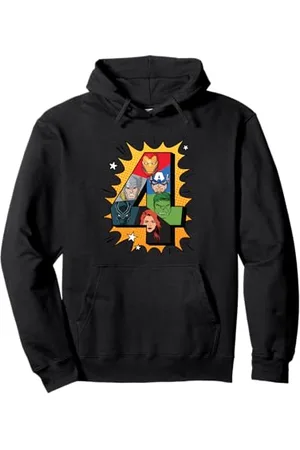 Marvel Comics 4 Geburtstag Pullover Hoodie