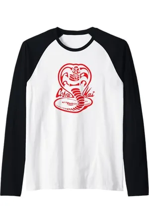 Cobra Kai Rote Kobra Raglan