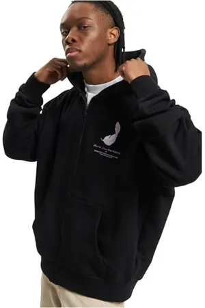 Mister Tee Herren Vive La Liberte Heavy Oversize Zip Hoody XL Black