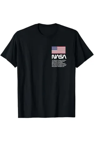 Nasa USA Flag Worm T-Shirt