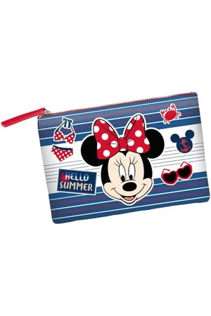 Disney Minnie Maus Summer-Soleil Kosmetiktasche, Blau, 30 x 22 cm