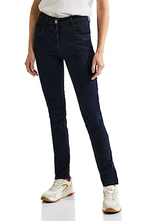 CECIL Damen B376495 Jeanshose Slim und High, ,25W / 34L